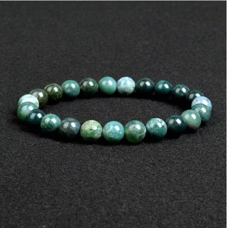 Bracelet Agate Mousse