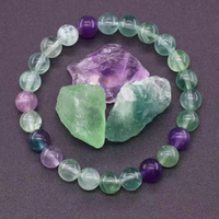Bracelet Fluorite Arc-en-ciel