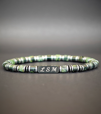 Bracelet Terra Cotta - Jaspe Kambaba 6mm