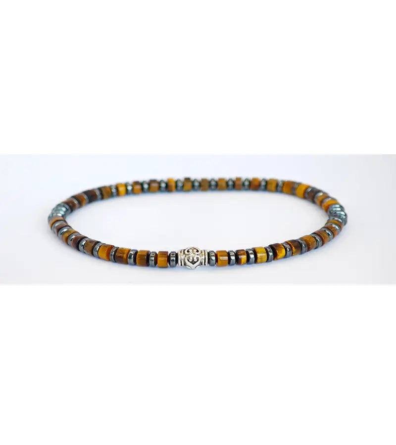 Bracelet Œil du Tigre 4mm