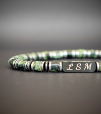 Bracelet Terra Cotta - Jaspe Kambaba 6mm