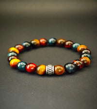 Bracelet 3 Œil (tigre, taureau et faucon)