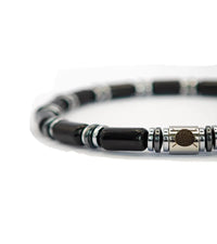 Bracelet Aether - Agate Noire 6mm