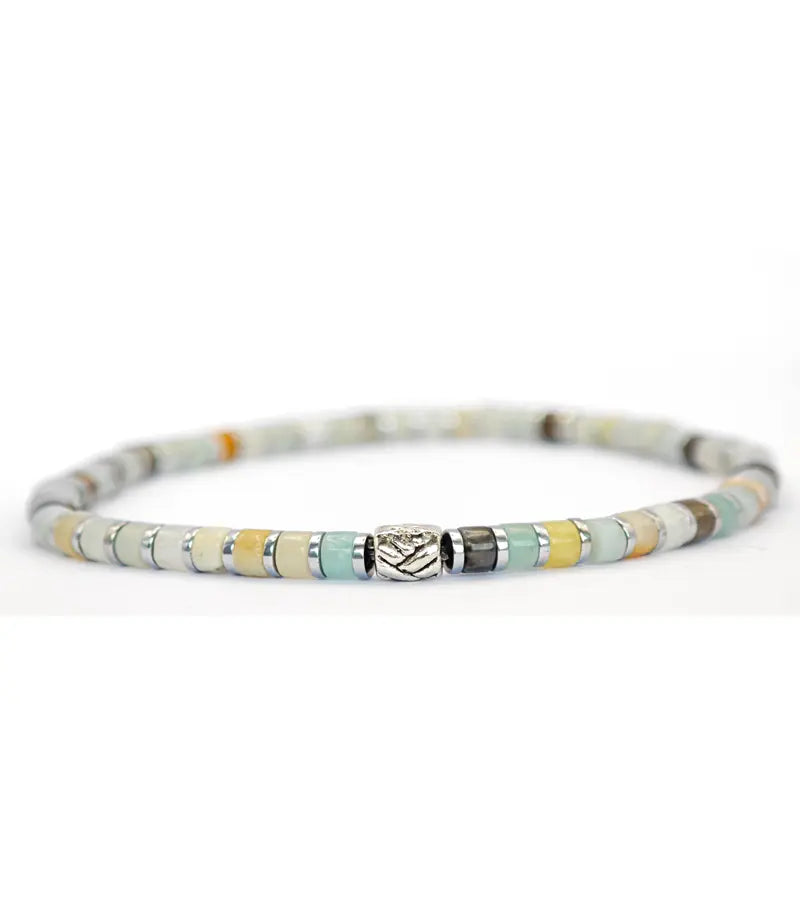 Bracelet Amazonite 4mm