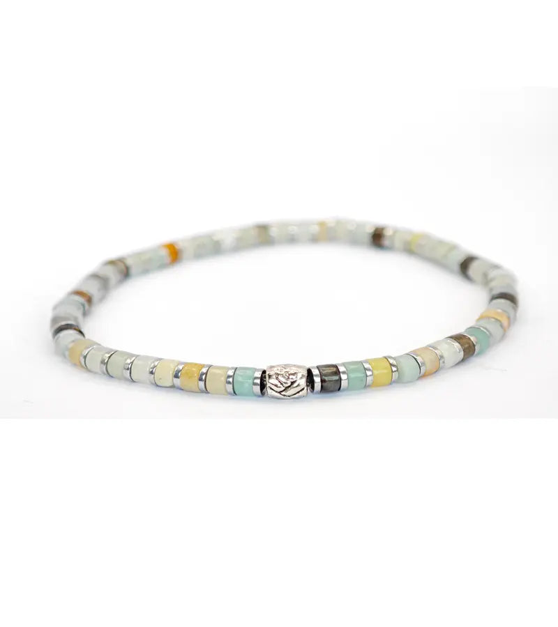 Bracelet Amazonite 4mm