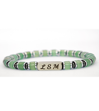 Bracelet Terra Cotta - Aventurine Verte 6mm