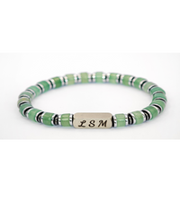 Bracelet Terra Cotta - Aventurine Verte 6mm