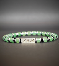Bracelet Terra Cotta - Aventurine Verte 6mm