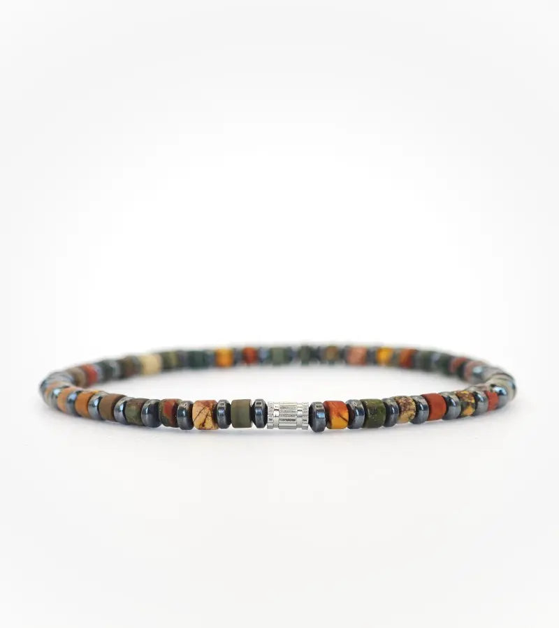 Bracelet Jaspe Picasso 4mm