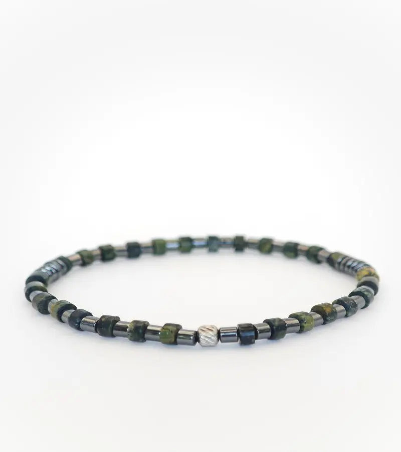 Bracelet Alignement - Jaspe Kambaba 4mm