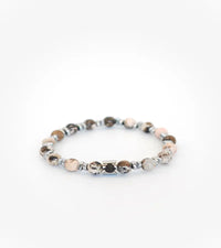 Bracelet Horizon - Rhodonite Afrique 6mm