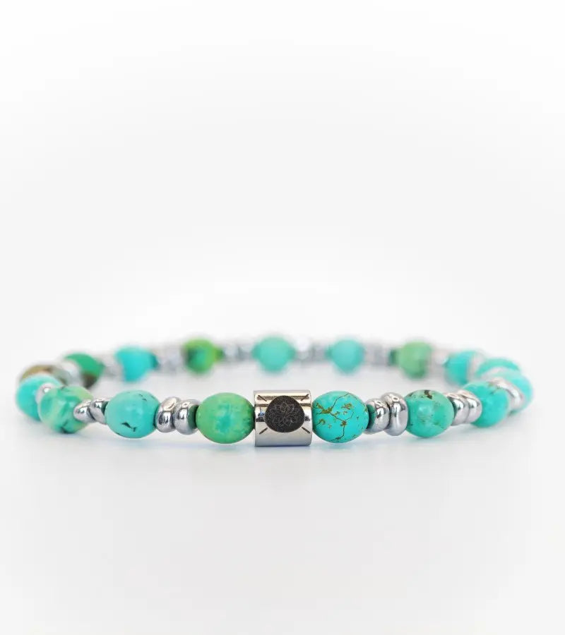 Bracelet Horizon - Turquoise 6mm