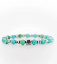 Bracelet Horizon - Turquoise 6mm