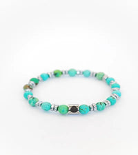 Bracelet Horizon - Turquoise 6mm