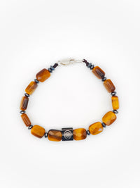Bracelet Insigne - Oeil de Tigre 8x10mm