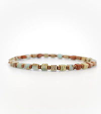 Bracelet Mosaïque - Jaspe Impérial 4mm