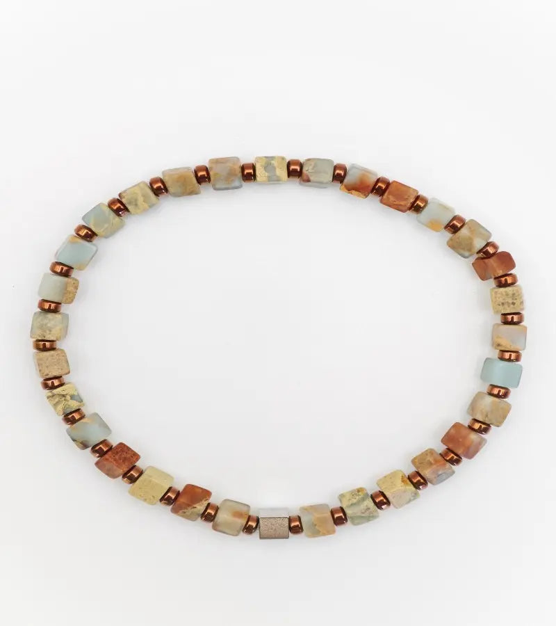 Bracelet Mosaïque - Jaspe Impérial 4mm
