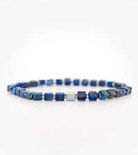 Bracelet Mosaïque - Lais Lazuli 4mm