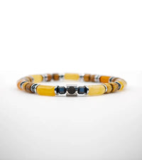 Bracelet Résonance - Jade Jaune & Jaspe Picture 6mm