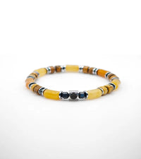 Bracelet Résonance - Jade Jaune & Jaspe Picture 6mm