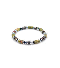 Bracelet Résonance - Unakite & Sang du Dragon 6mm