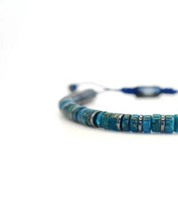 Bracelet Sillage - Apatite Bleue 6mm