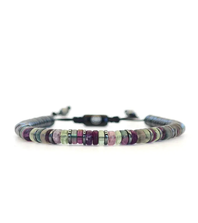 Bracelet Sillage - Fluorite Arc en ciel 6mm
