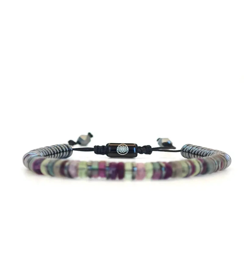 Bracelet Sillage - Fluorite Arc en ciel 6mm