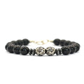 Bracelet Styx en Onyx 8mm et Argent 925