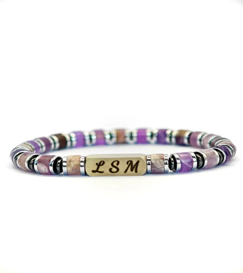 Bracelet Terra Cotta - Améthyste 6mm