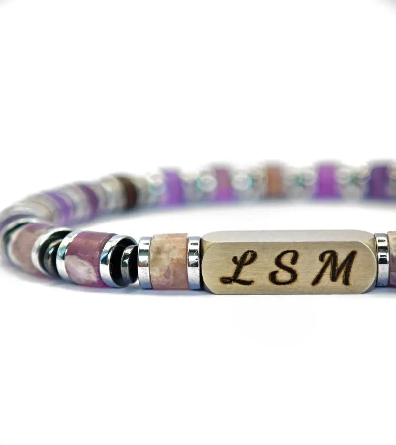 Bracelet Terra Cotta - Améthyste 6mm