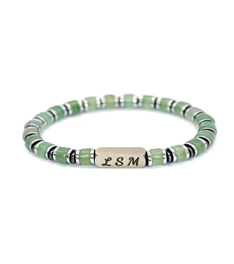 Bracelet Terra Cotta - Aventurine Verte 6mm