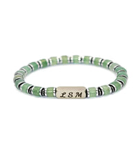 Bracelet Terra Cotta - Aventurine Verte 6mm
