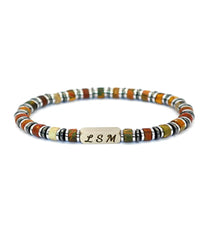Bracelet Terra Cotta - Jaspe Picasso 6mm