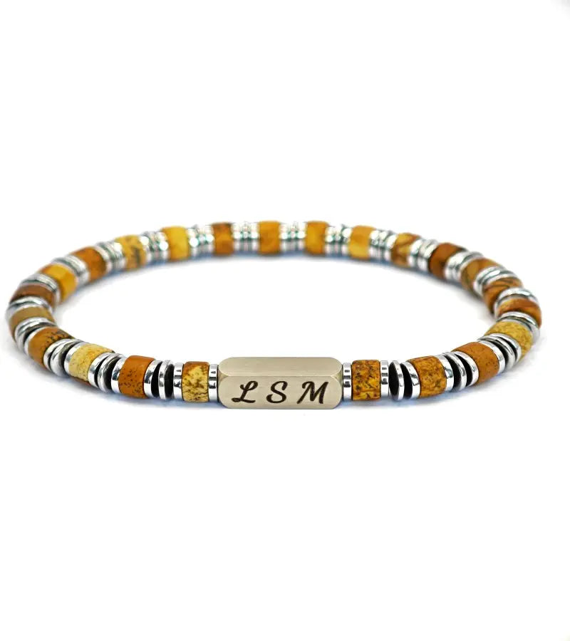 Bracelet Terra Cotta - Jaspe Picture 6mm