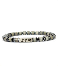 Bracelet Terra Cotta - Labradorite 6mm