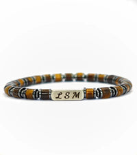 Bracelet Terra Cotta - Œil du Tigre 6mm