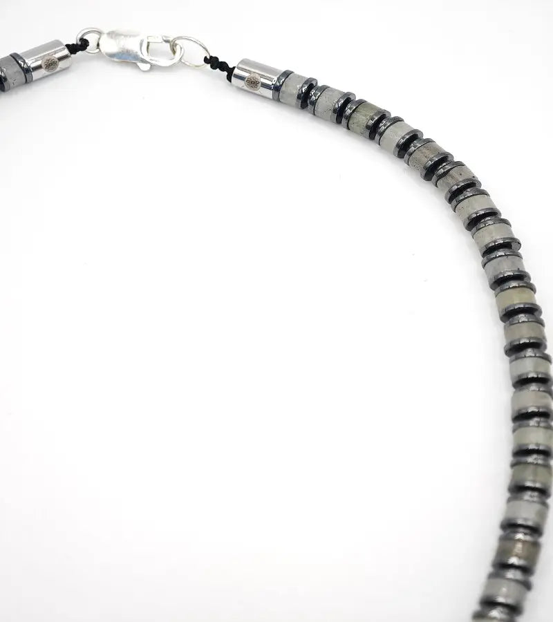 Collier Boréal - Labradorite & Hématite 6mm