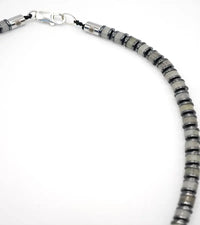 Collier Boréal - Labradorite & Hématite 6mm