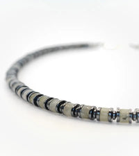 Collier Boréal - Labradorite & Hématite 6mm