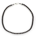 Agate Noire & Hématite cuivrée 6mm