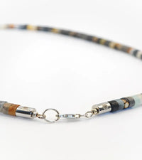 Collier Vortex - Agate Crazy Lace 6mm