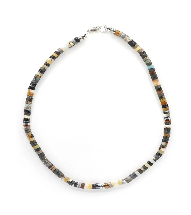 Collier Vortex - Agate Crazy Lace 6mm