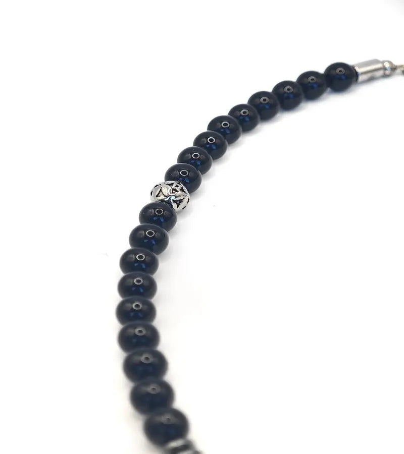 Collier Styx - Obsidienne Noire 8mm
