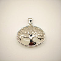 Pendentif "Energie pure" Arbre de vie en Cristal de roche