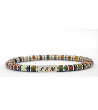 Bracelet Terra Cotta - Jaspe Picasso 6mm