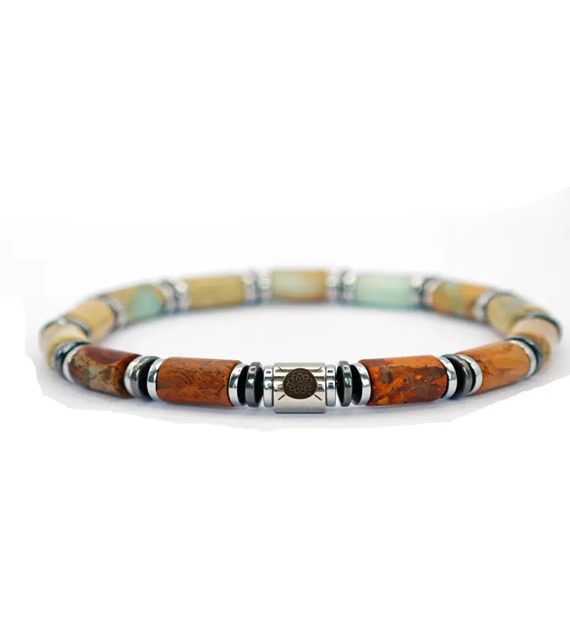 Bracelet Aether - Jaspe Royal 6mm