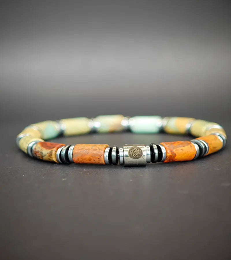 Bracelet Aether - Jaspe Royal 6mm