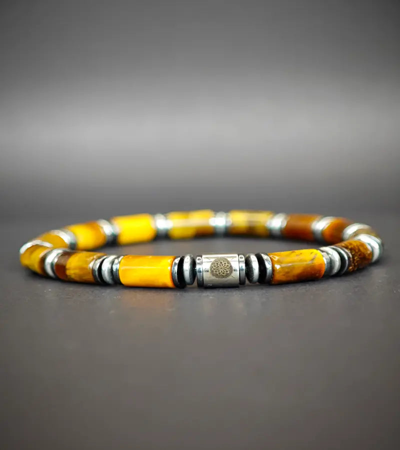 Bracelet Aether - Œil du tigre 6mm