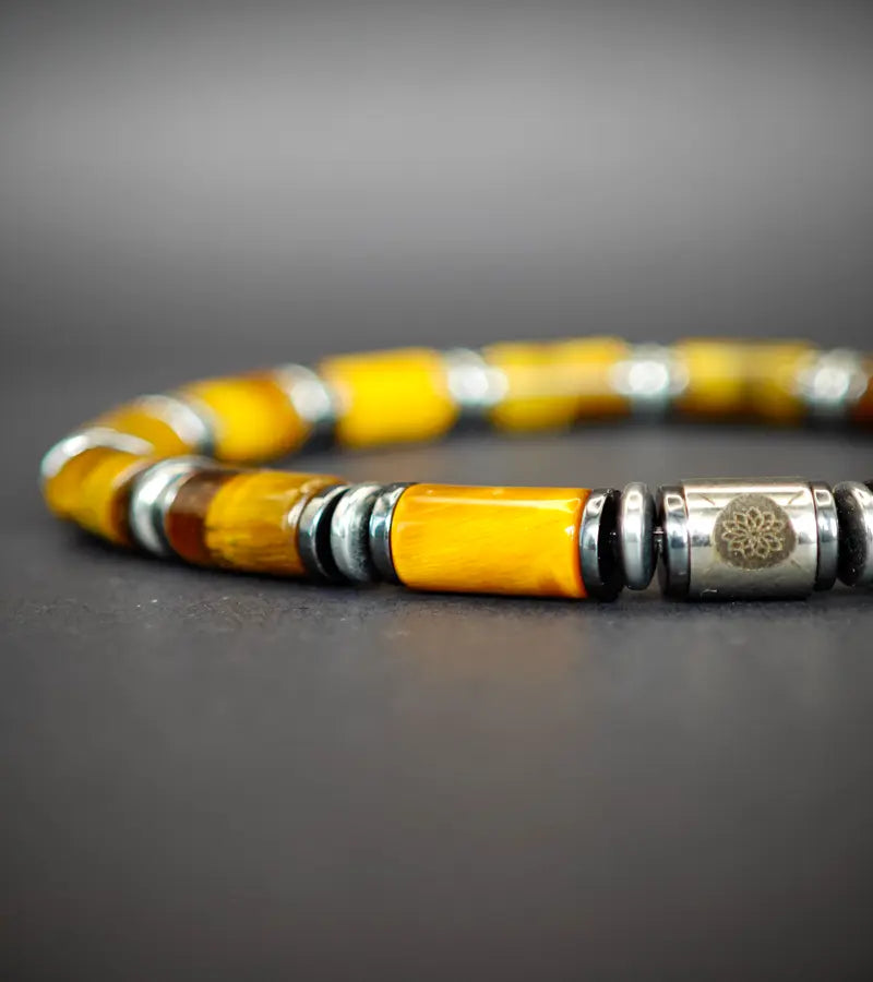 Bracelet Aether - Œil du tigre 6mm
